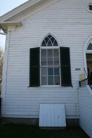 exterior and window First Lutheran Church Middleton