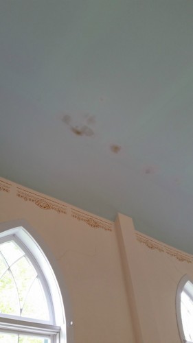 Ceiling water damage