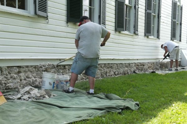 Wes Masonry at work